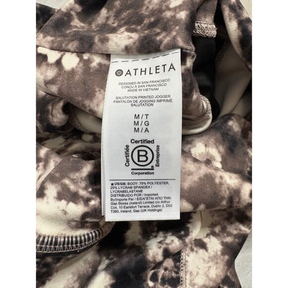 Athleta Salutation Printed Jogger Tie Dye-sz Medium Tall - Picture 9 of 10